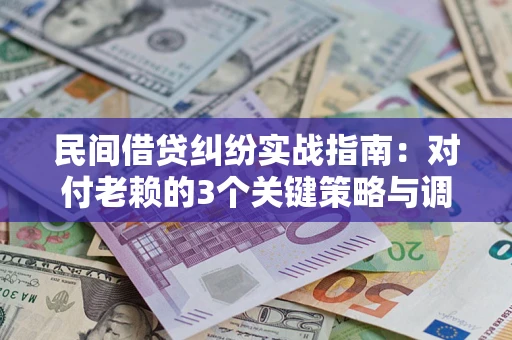 济南民间借贷纠纷实战指南：对付老赖的3个关键策略与调解盲区解析
