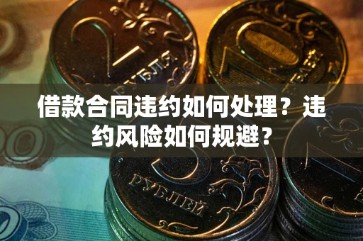 济南借款合同违约如何处理？违约风险如何规避？