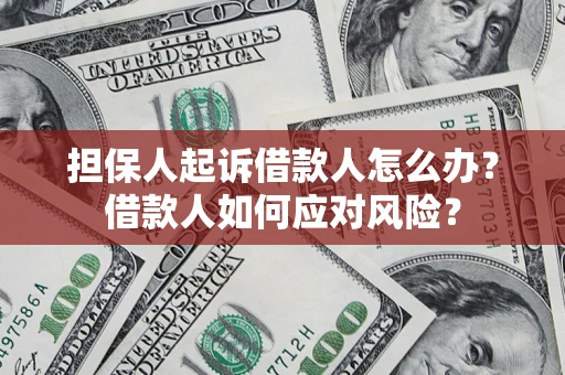 济南担保人起诉借款人怎么办？借款人如何应对风险？